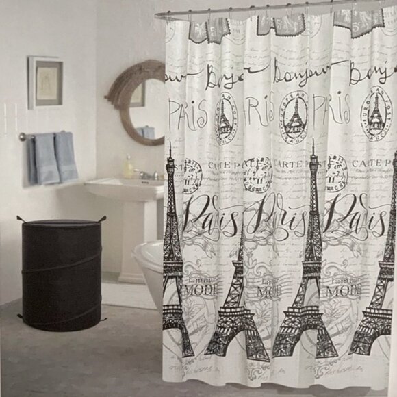 Eiffel Tower Paris Bathroom Accessories Soap Dispenser Toothbrush Holder… - Picture 6 of 16